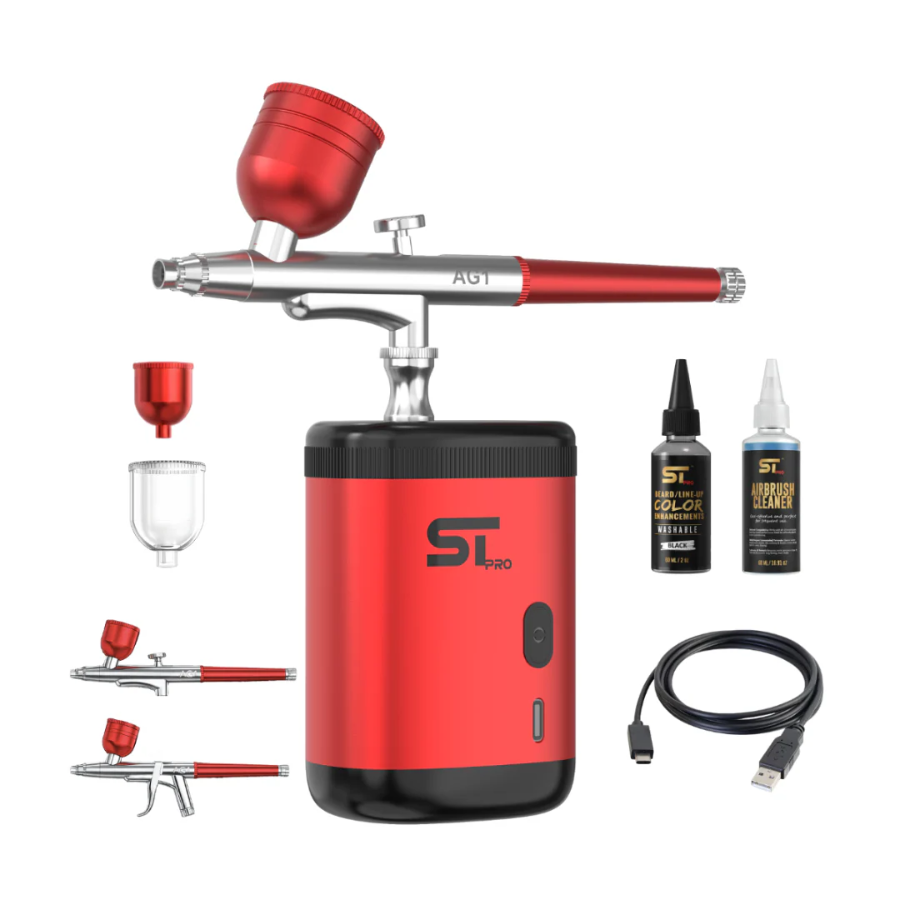 Airbrush Gun Kit - Red