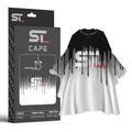 Pro Barber Cape — Rubber Neck Series - Black Drip